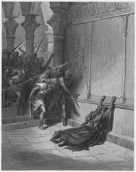 Gustave Doré Bibel: Tod von Atalja